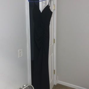 long black prob dress